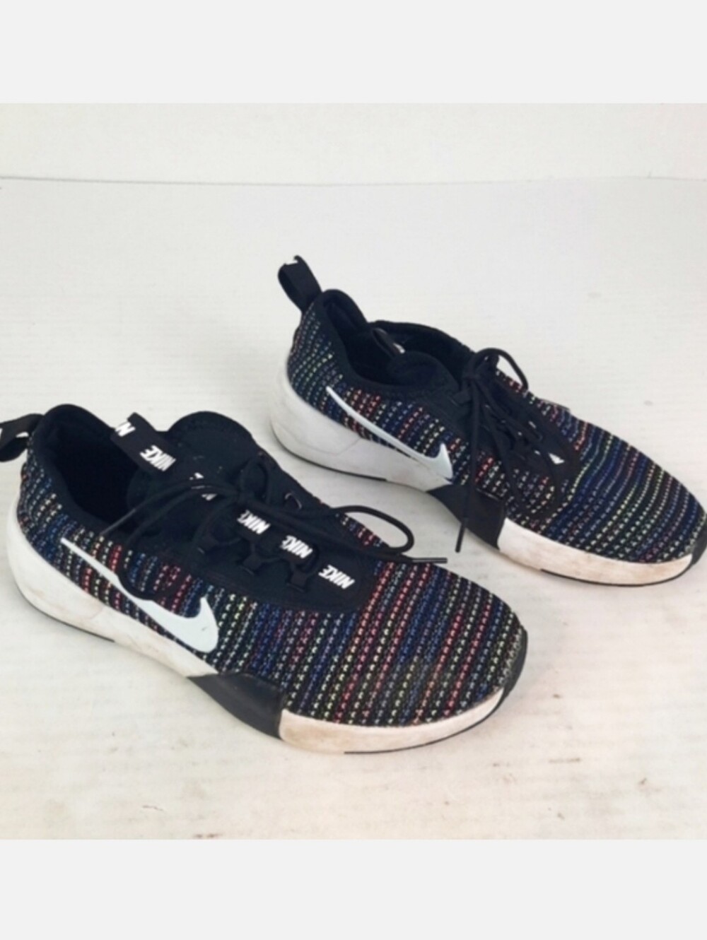 Nike Ashin Modern SE Girls Running Shoes Size 6.5Y Sneakers Black A02129-002